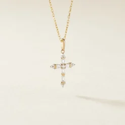 Pendentif Or Jaune Neottie Oxydes