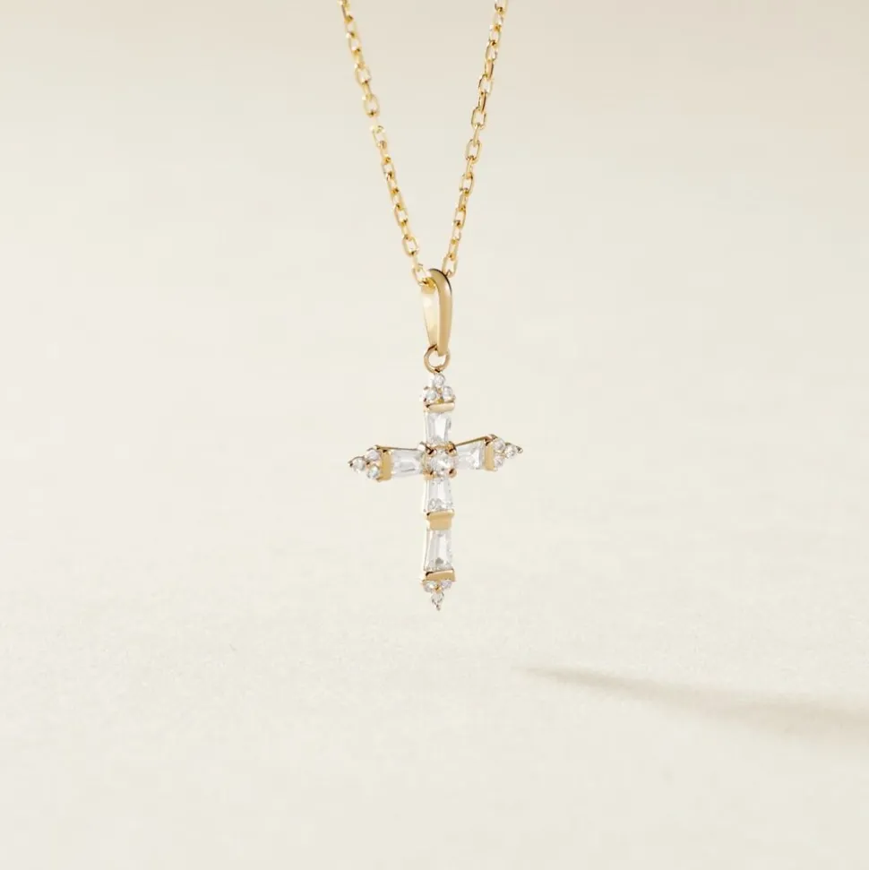Pendentif Or Jaune Neottie Oxydes