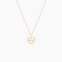 Pendentif Or Jaune Ramouna Oxyde De Zirconium