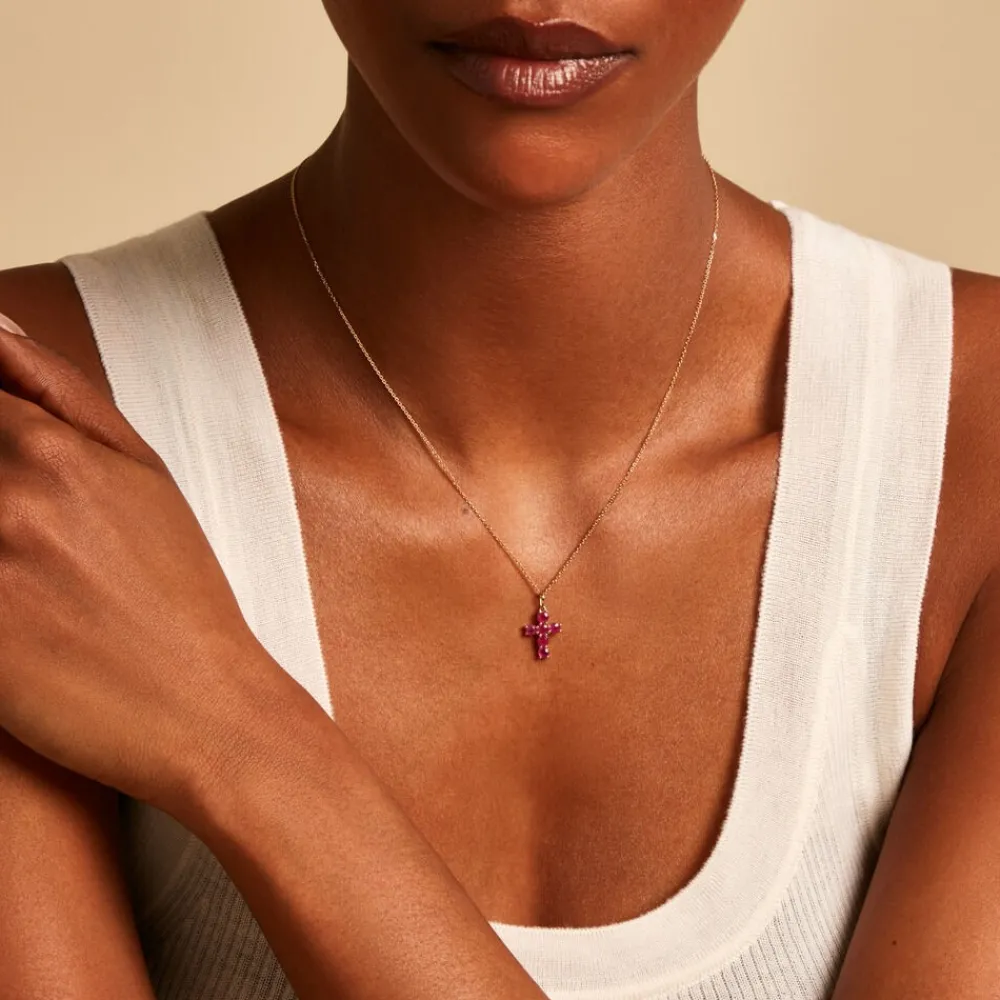 Pendentif Or Jaune Rubis|Marc Orian