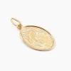 Pendentif Or Jaune Vierge A L'enfant