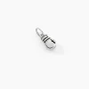 Pendentif Oskar Argent Blanc