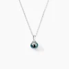 Pendentif Phila Or Blanc Perle De Culture De Tahiti