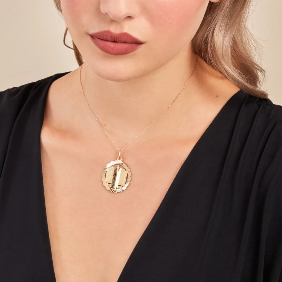 Pendentif Rahim Or Jaune