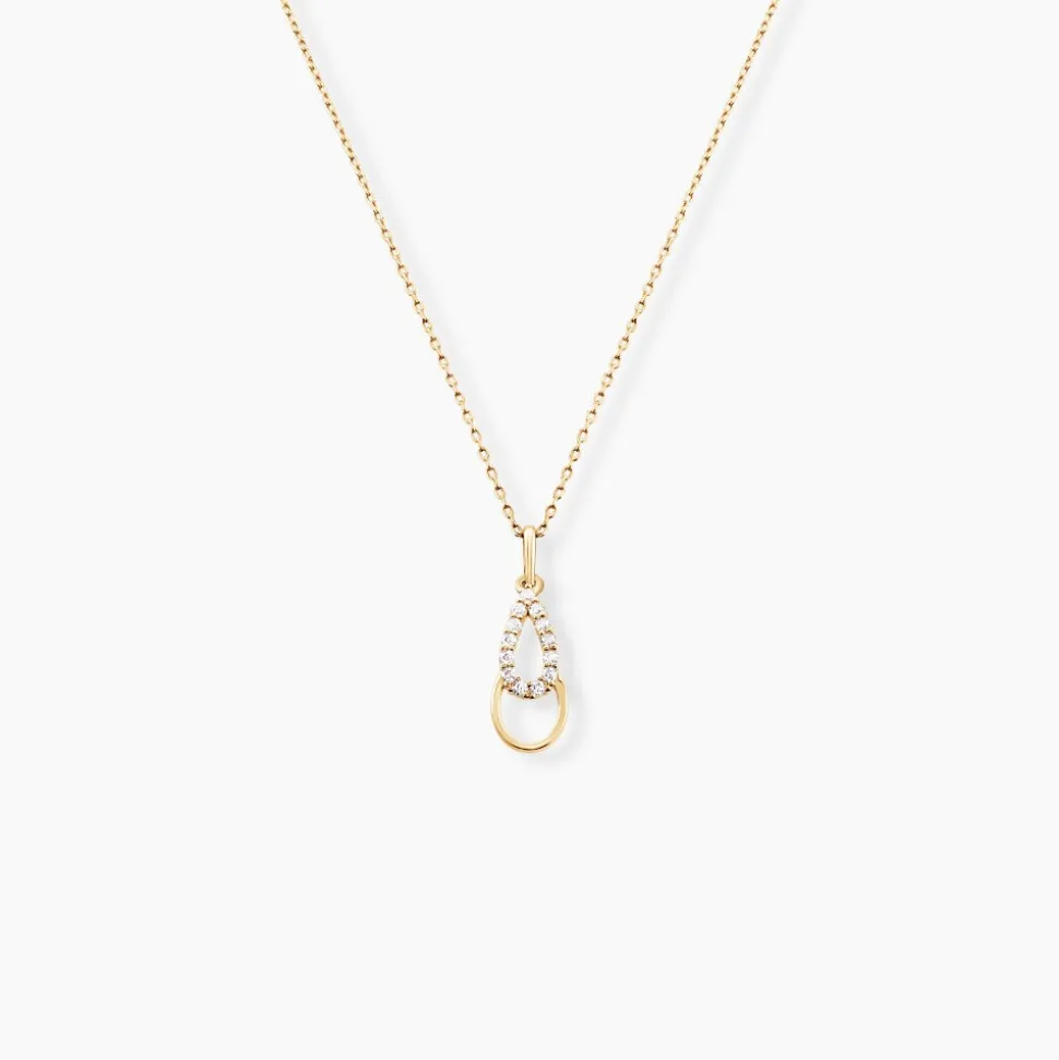 Pendentif Revelyne Or Jaune Oxyde De Zirconium