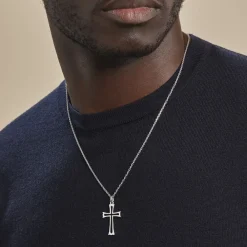 Pendentif Romayssa Argent Blanc|Marc Orian