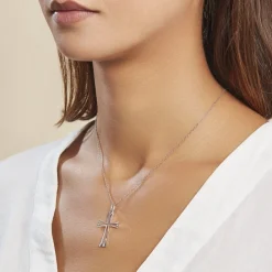 Pendentif Romayssa Argent Blanc|Marc Orian
