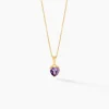 Pendentif Salona Or Jaune Amethyste