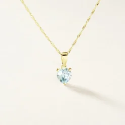 Pendentif Salona Or Jaune Topaze