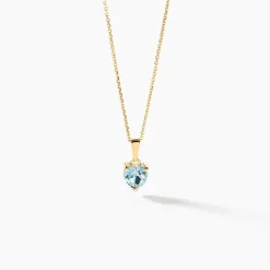 Pendentif Salona Or Jaune Topaze