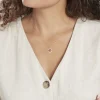 Pendentif Salvy Or Jaune Oxyde De Zirconium