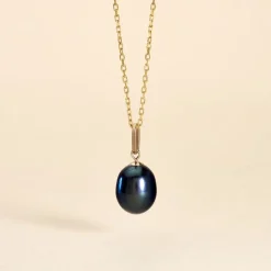 Pendentif Severiane Or Jaune Perle De Culture