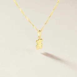 Pendentif Songea Ourson Or Jaune