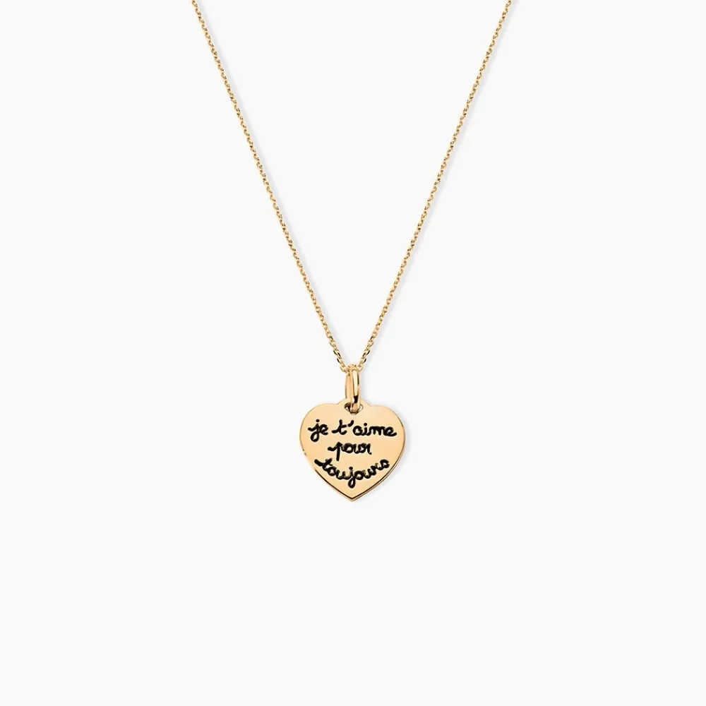 Pendentif Stephie Plaqué Or Jaune|Marc Orian