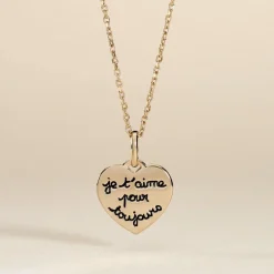 Pendentif Stephie Plaqué Or Jaune|Marc Orian