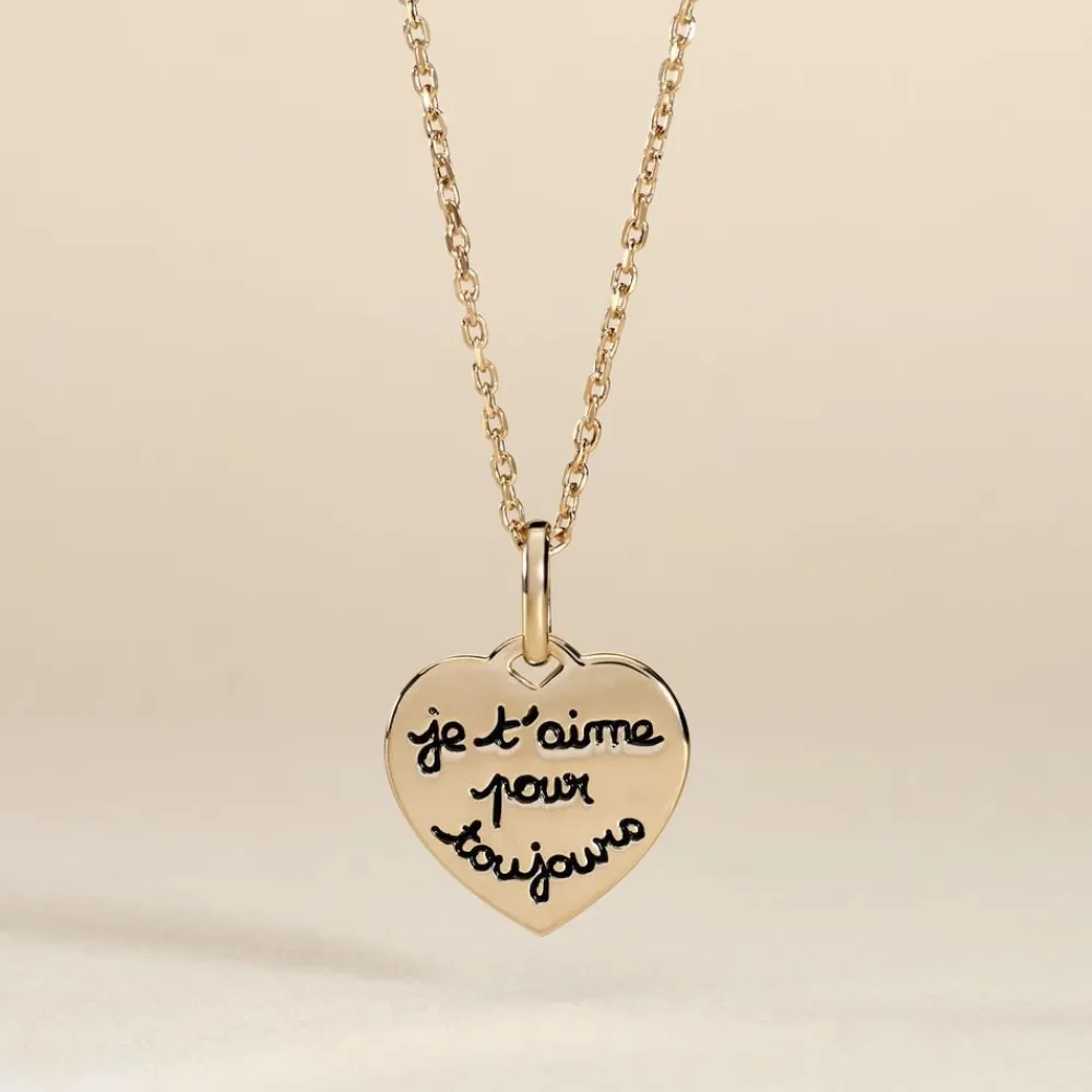 Pendentif Stephie Plaqué Or Jaune|Marc Orian