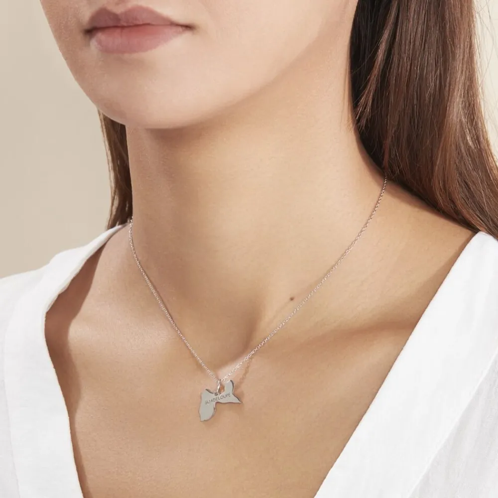 Pendentif Thea Argent Blanc|Marc Orian New