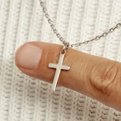 Pendentif Tifene Argent Blanc