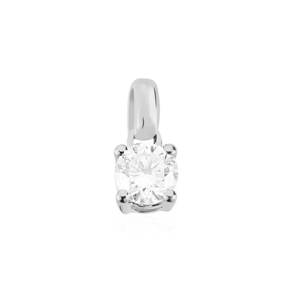 Pendentif Victoria Or Blanc Diamant|Marc Orian Hot