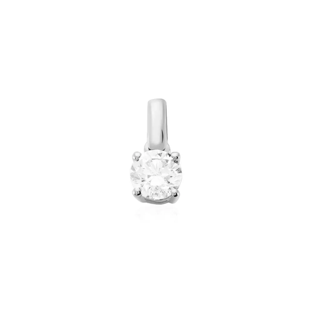 Pendentif Victoria Or Blanc Diamant|Marc Orian New