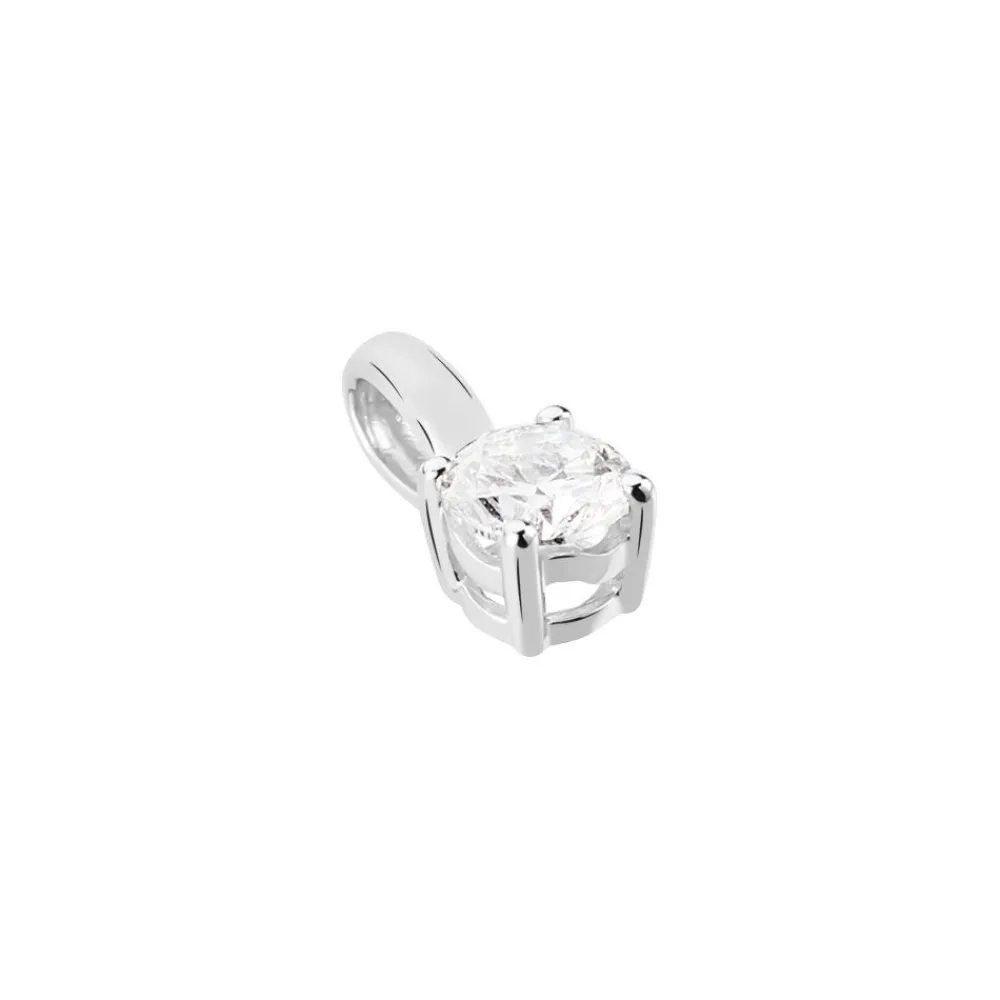 Pendentif Victoria Or Blanc Diamant|Marc Orian New