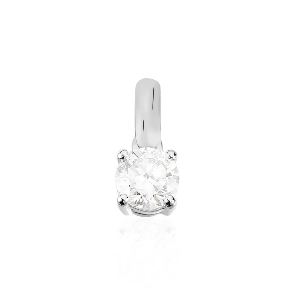 Pendentif Victoria Or Blanc Diamant|Marc Orian New