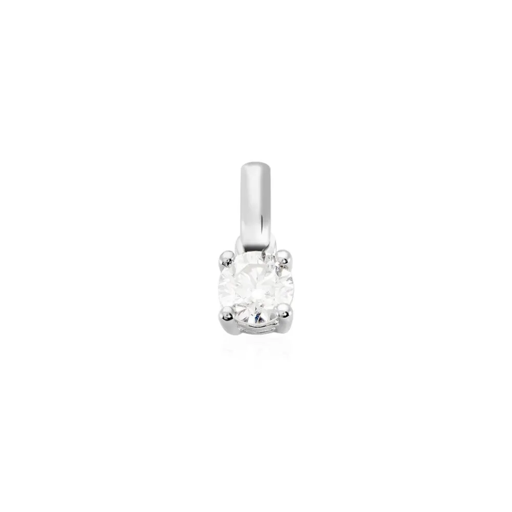 Pendentif Victoria Or Blanc Diamant|Marc Orian Online