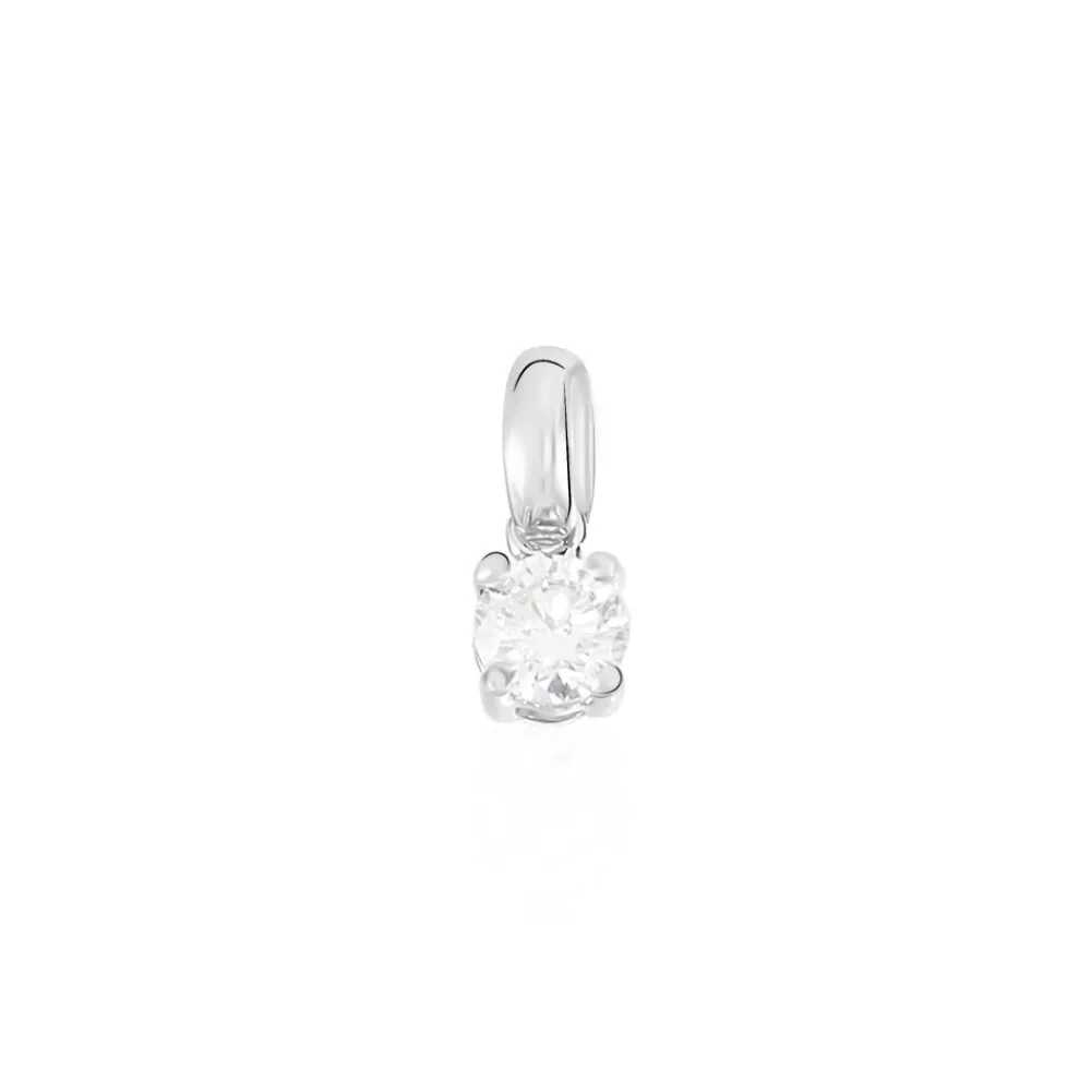 Pendentif Victoria Or Blanc Diamant|Marc Orian New