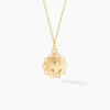 Pendentif Vierge Rond Dentelle Or Jaune|Marc Orian Clearance