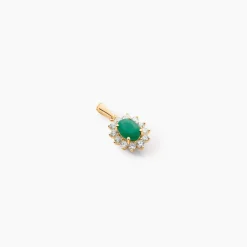 Pendentif Vladimir Or Jaune Rubis Diamants|Marc Orian Online
