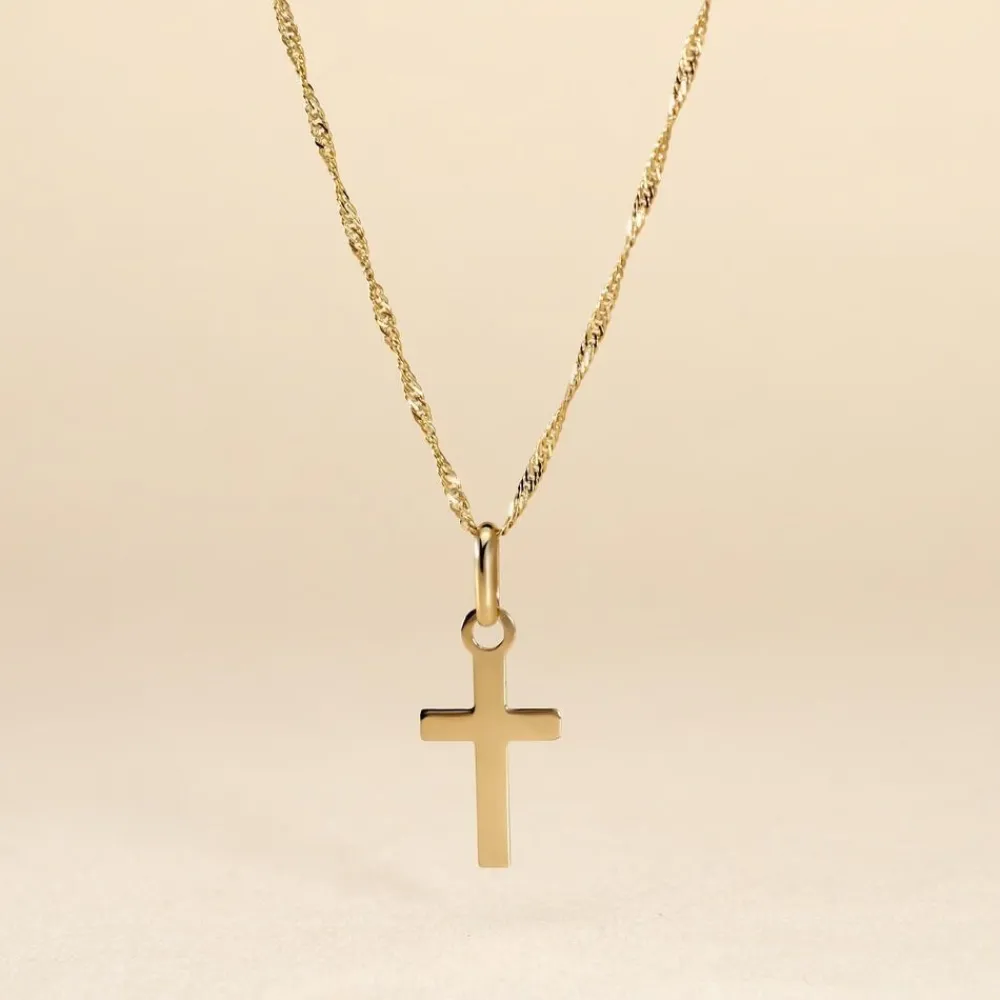 Pendentif Yoanie Croix Or Jaune|Marc Orian Best