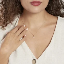 Pendentif Yoela Or Jaune Perle De Culture