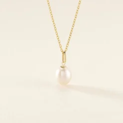 Pendentif Yoela Or Jaune Perle De Culture