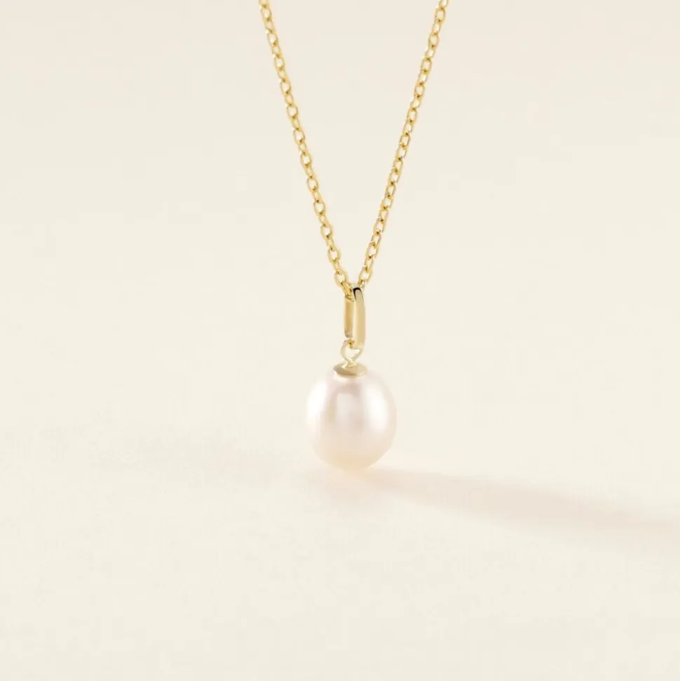 Pendentif Yoela Or Jaune Perle De Culture