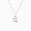 Pendentif Zodiaque Parchemin Argent Blanc