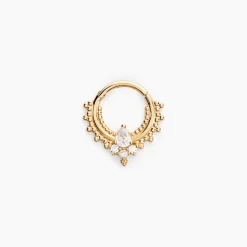 Piercing Ailbhe Or Jaune Oxyde De Zirconium