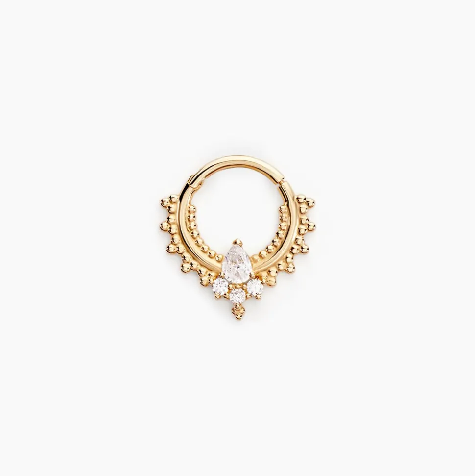 Piercing Ailbhe Or Jaune Oxyde De Zirconium