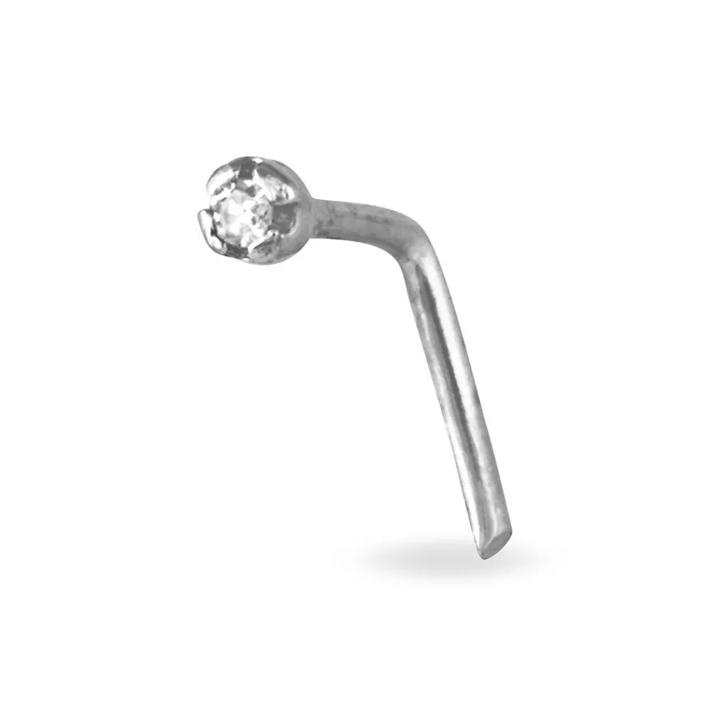 Piercing De Nez Demetrie Or Blanc Diamant|Marc Orian Hot