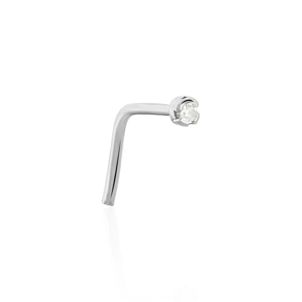Piercing De Nez Demetrie Or Blanc Diamant|Marc Orian Hot