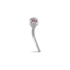 Piercing De Nez Fethi Serti Clos Or Blanc Oxyde De Zirconium|Marc Orian
