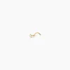Piercing De Nez Fethi Serti Griffe Or Jaune Oxyde De Zirconium