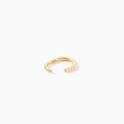 Piercing D'oreille Or Jaune Amaranthe Oxydes De Zirconium