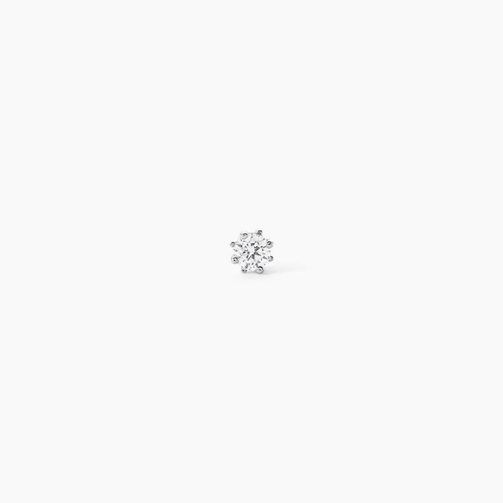 Piercing D'oreilles Joanina 2 Or Blanc Oxyde|Marc Orian Best