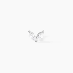 Piercing D'oreille Unitaire Argent Blanc Enyo Oxyde De Zirconium|Marc Orian Hot