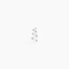 Piercing D'oreille Unitaire Delphie Argent Blanc Oxyde De Zirconium|Marc Orian Discount
