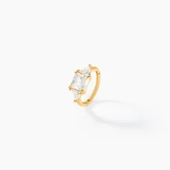 Piercing D'oreille Unitaire Derval Or Jaune Oxyde De Zirconium
