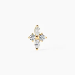 Piercing D'oreille Unitaire Eugênia Or Jaune Oxyde De Zirconium|Marc Orian New