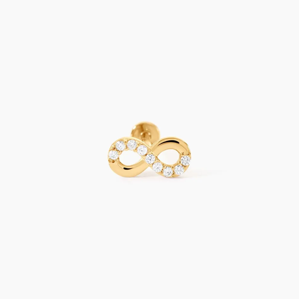 Piercing Erland Or Jaune Oxyde De Zirconium