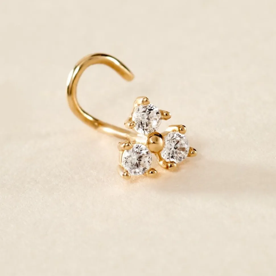 Piercing Macey Or Jaune Oxyde De Zirconium