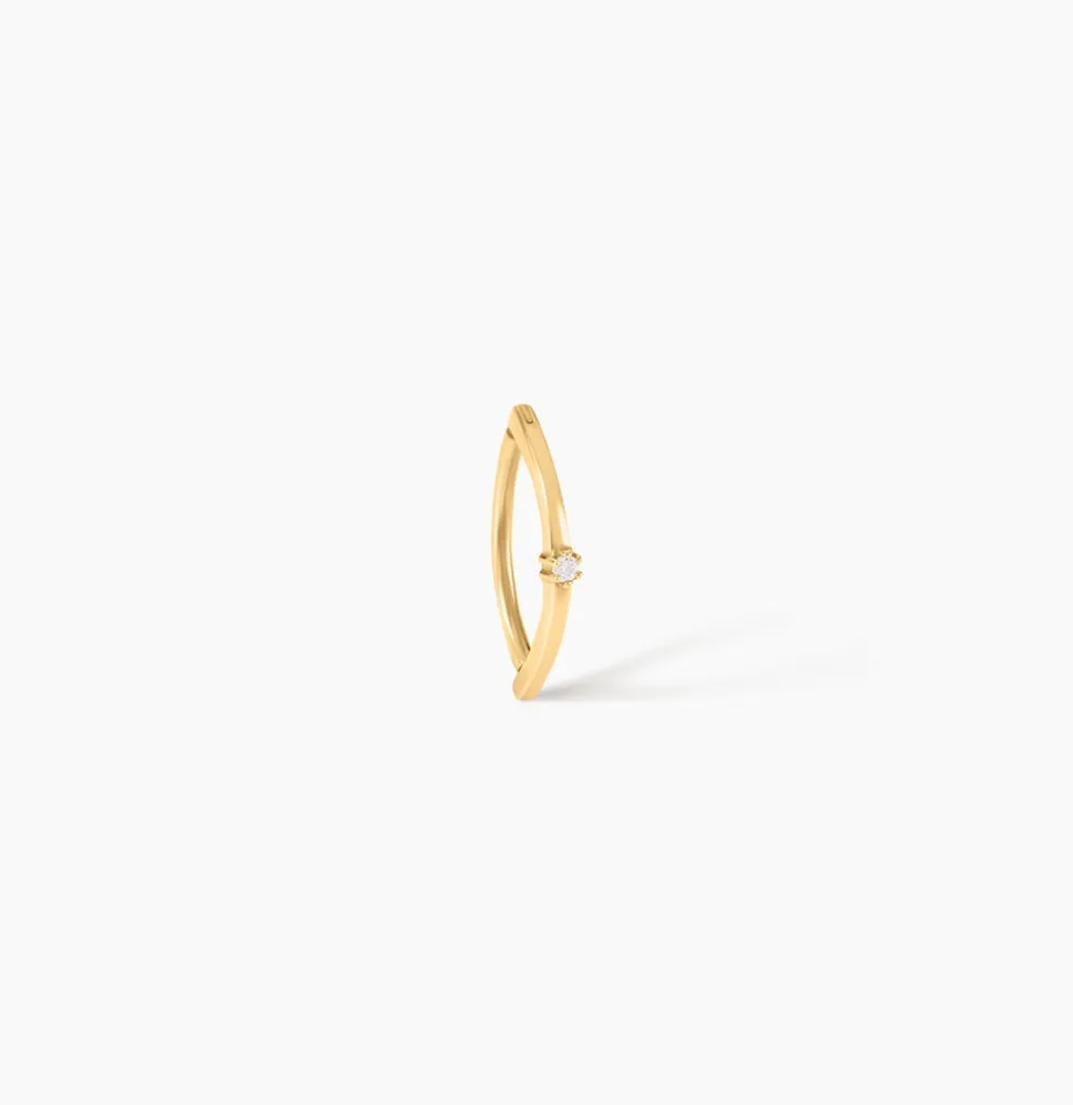 Piercing Naamah Or Jaune Oxyde De Zirconium